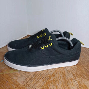 Puma 304744 04 Mens Shoes Black And Yellow Size 11. (10 Box 2)